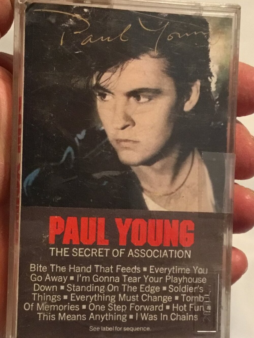 Paul Young Secret of Association (Cassette) Everytime You Go Away Columbia 1985